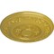Ekena Millwork Nestor Ceiling Medallion (Fits Canopies up to 5"), Hand-Painted Rich Gold, 25 7/8"OD x 2 1/4"P CM25NERGS - alternate 4